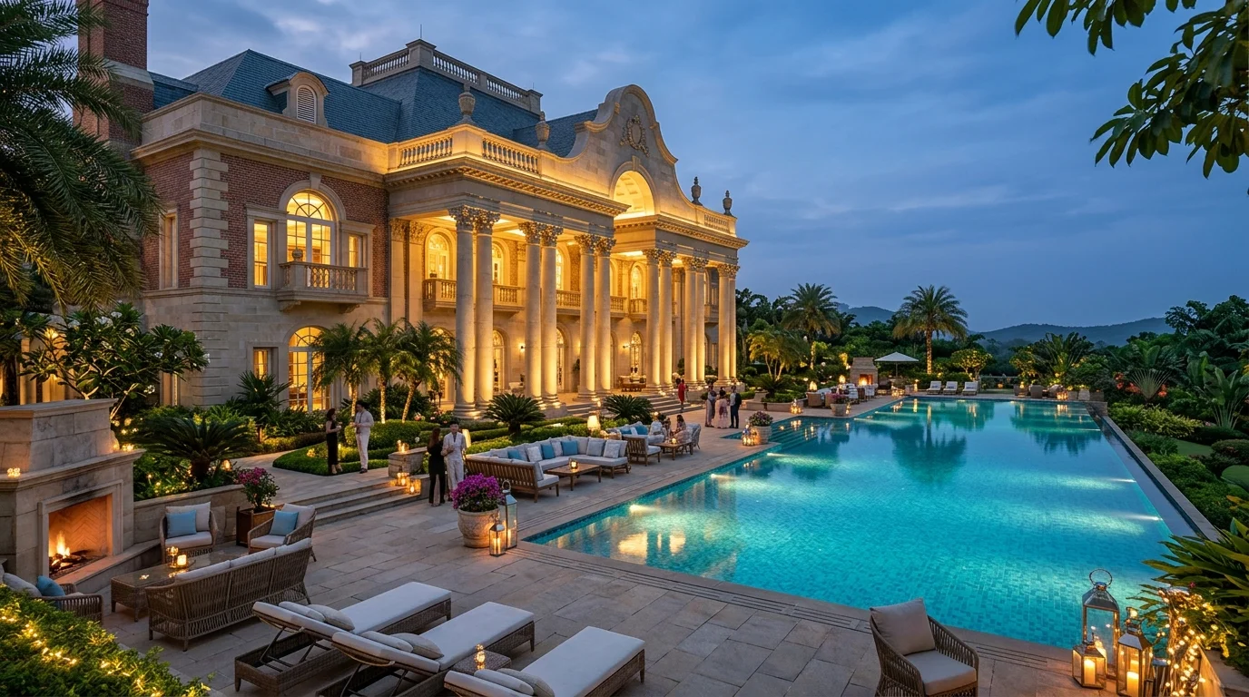 Max Estate Sector 59 Lutyens Style 2 Acre Clubhouse and Swimming Pool